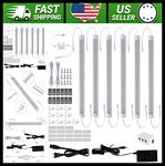 Laboreducer 6 Pack Led Under Cabinet Lights Plug Dimmable Cold White. Fixed Price $83.99.