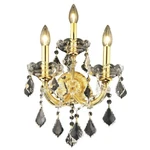 Elegant Maria Theresa Light 12" Royal Cut Sconce, Gold/clear 2800W3G-RC. Fixed Price $238.00.