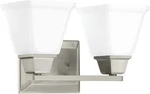 Progress Lighting Clifton Heights Collection 2-LIGHT Brushed Nickel Vanity. Fixed Price $42.00.