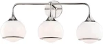 H281303-PN Reese Wall/sconces, 3-LIGHT, 60W, Polished Nickel Finish, Shiny Opal. Fixed Price $709.99.