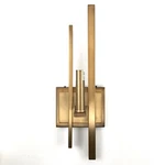 Meridian Lighting MP90036NB 1-LIGHT Golden Pillars Natural Brass Wall Sconce. Fixed Price $54.99.