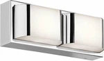 Kichler Nita Led Chrome Linear Bath Medium Wall Light Orig $297. Fixed Price $59.99.