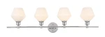 Elegant Lighting LD2321 Gene 4 38"W Vanity - Chrome. Fixed Price $240.00.