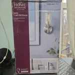 New Home Decorators Ayelen 1-LIGHT Brushed Nickel Indoor Wall Sconce Modern. Fixed Price $11.00.