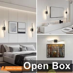 Daunton 2 Set, Modern Battery Operated Wall Sconces With Remote Control, Black. Fixed Price $65.69.