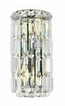 Crystal And Chrome Bathroom Bedroom Or Dining Wall Sconce Light Fixture. Fixed Price $171.02.
