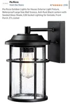 Pia Ricco Outdoor Lights For House, Exterior Fixture, Waterproof Large .... Fixed Price $49.69.