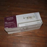 Home Decorators Collection Halyn 3-LIGHT Brushed Nickel 1019HDCBNDI. Fixed Price $44.99.