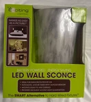 Exciting Lighting Set Of 2 Gray Marbled Wall Sconces Lights Battery Powered New. Fixed Price $35.00.