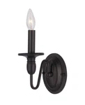 New Maxim 1 Light 9" Wall Sconce From Towne Collection Oil Rubbed Bronze Finish. Fixed Price $22.00.
