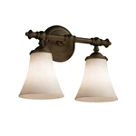 Justice Design CLD-8522-20-DBRZ Clouds Tradition 14.25" Vanity Light New. Fixed Price $149.99.