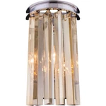 Elegant Lighting 1208W8PN-GT/RC Sydney Wall Sconce Polished Nickel. Fixed Price $378.00.