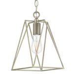 Ferncroft 1-LIGHT Silver Ridge Mini-pendant With Antique Nickel Accents. Fixed Price $45.99.