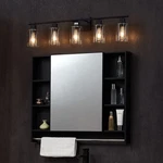 Vevor 5-LIGHT Modern Bathroom Vanity 37.1-INCH Wall Fixtures Mirror. Fixed Price $62.90.