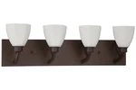 Luminance 32-7/8" 4-LIGHT Vanity Fixture Transitional W/ Blackened Bronze Finish. Fixed Price $59.36.