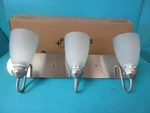 New Progress Lighting P2708-09 Brushed Nickel 24" Width 3 Bath & Vanity. Fixed Price $49.97.