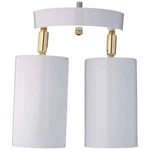 Westinghouse 66682 2-LIGHT Multi-directional Flush-mount Ceiling Fixture, White. Fixed Price $22.00.