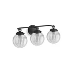 Kohler Embra By Studio Mcgee Three-light Matte Black Wall Sconce 32254-SC03-BLL. Fixed Price $443.99.