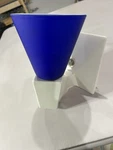 Justice Design Group Wall Sconce Euro Cone Shade Fala Blue. Fixed Price $69.00.