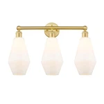 Innovations Cindyrella 3LT 25" Bath Vanity Light, Gold/white 616-3W-SG-G651-7. Fixed Price $543.40.