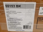 Kichler Farum 1 Light Black & Modern Gold Bathroom Wall Sconce/vanity. Fixed Price $50.39.