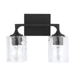 Open Box: Capital Lighting Clint 2-LIGHT Vanity, Iron/water CL137321BI-486. Fixed Price $99.99.
