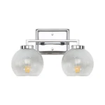Golden Lighting 3094-BA2 Elliott 16"W Vanity Chrome / Alabaster. Fixed Price $149.99.
