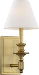 Savoy House 9-0700-1-322 Washburn 1-LIGHT Wall Sconce In Warm Brass. Fixed Price $109.50.