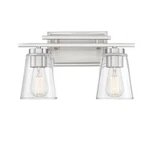 Savoy House Calhoun 2-LIGHT Bathroom Vanity Fixture Satin Nickel. Fixed Price $69.00.