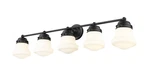 Z-lite 735-5V Vaughn Light 41"W Vanity Black. Fixed Price $241.40.