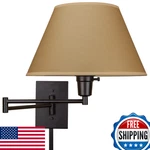 Kira Home Cambridge 15 Modern Swing Arm Wall Sconce Opaque Empire Paper Shade. Fixed Price $135.98.