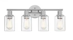 Pia Ricco 41954BN 23.09 In. 4-LIGHT Brushed Nickel Vanity. Fixed Price $41.30.