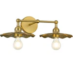 Passica Decor Hardwired Head Wall Sconce Indoor Light Antique Brass 2-.... Fixed Price $138.48.