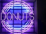 17"X17" Donuts Neon Sign Lamp Light Visual Bar Beer Decor Collection Pub L1422. Fixed Price $131.64.