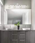Jonathan 32.5" Chrome Maeve Modern Glam Led Vanity Light Sconce (JYL7537A). Fixed Price $46.19.