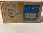 Justice Design FSN-8032 Vanity Light 15" With Opal Glass Shades Matte Black. Fixed Price $99.99.