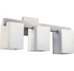 Quorum 5076-3-65 Modus 19.75" 3-LIGHT Bath Vanity Satin Nickel. Fixed Price $153.00.