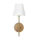 Crystorama Xavier Light Wall Sconce, Vibrant Gold/black/white XAV-B8321-VG. Fixed Price $198.00.