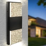 Luxrite Up Down Led Bubble Glass Outdoor Wall Light 17" 3CCT IP65 12W Etl. Fixed Price $119.99.