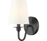 Z-lite 7509-1S-MB Gianna Wall Sconce, 1-LIGHT 60 Watts, Matte Black. Fixed Price $68.60.