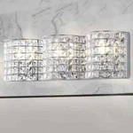 Jonathan Clara Deco 24 In. 3-LIGHT Metal/crystal Classic Glam Led Vanity. Fixed Price $56.99.