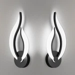 Hard-wired 2-PACK Modern Indoor Wall Sconce 10W Led Black Dimmable Sconc.... Fixed Price $76.85.
