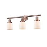 Innovations 3 Light Small Bell Bathroom Fixture Antique Copper 205-AC-G51. Fixed Price $539.00.