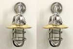 Nautical Marine Antique Wall Art Decoration - Exterior Sconce Light Fixture 2PCS. Fixed Price $399.00.
