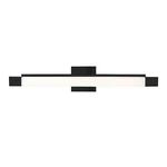 Kuzco Soho 27" Led Vanity, Black/white Acrylic Diffuser VL13424-BK. Fixed Price $195.20.