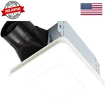 Bathroom Exhaust Fan Led Light Easy Retrofit Without Attic Access, Qui.... Fixed Price $149.42.