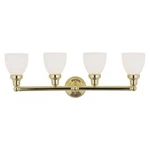 Livex Lighting Classic 4 Bath Polished Brass. Fixed Price $241.99.