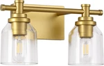 Solfart Golden 2 Lights Vanity For Bathroom Lighting Fixtures Over. Fixed Price $35.95.