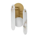 Studio SM24810WA Megalith 16" Tall Led Wall Sconce By Nina - Brass. Fixed Price $600.00.