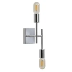 Jonathan Turing 18.7" 2-LIGHT Led Metal Wall Sconce Contemporary Chrome. Fixed Price $69.99.